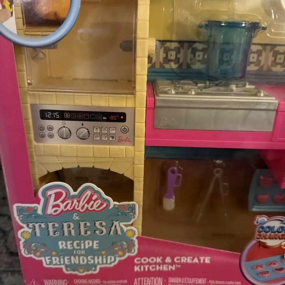 Brand New Barbie and Teresa Recipe for Friendship Doll Cook Create Kitchen 20 Pc